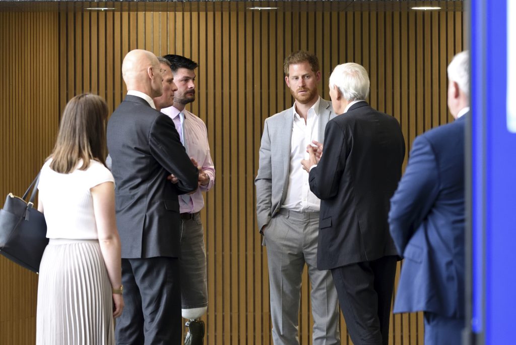 Lord Boyce, Anthony Bull, Ian Walmsley and David Henson talk with The Duke.