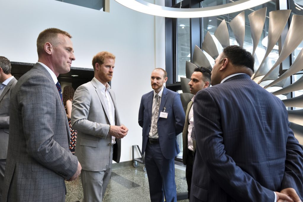 The Duke of Sussex met with some of the Centre's researchers and discussed their work.